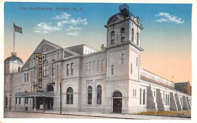 The Auditorium Buffalo, New York Postcard
