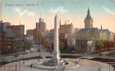 Niagara Square Buffalo, New York Postcard