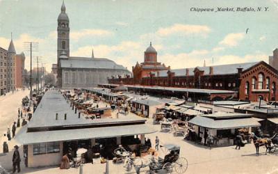 Chippewa Market Buffalo, New York Postcard
