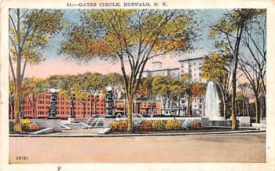 Gate Circle Buffalo, New York Postcard