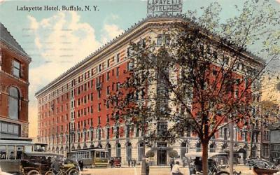Lafayette Hotel Buffalo, New York Postcard