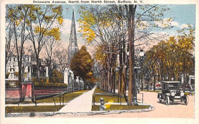 Delaware Avenue Buffalo, New York Postcard