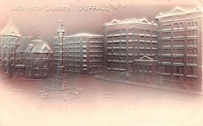 Lafayette Square Buffalo, New York Postcard
