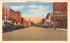 Main Street Batavia, New York Postcard