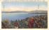 Green Mountains & Lake Champlain Bluff Point, New York Postcard
