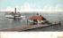 Steam Boat Landing Bluff Point, New York Postcard