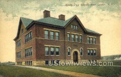 Grand View School - Catskill, New York NY Postcard