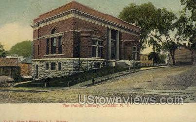 The Public Library - Catskill, New York NY Postcard