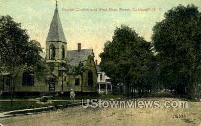 Baptist Church - Cobleskill, New York NY Postcard