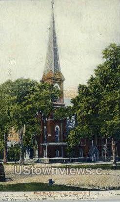 Baptist Church - Cortland, New York NY Postcard