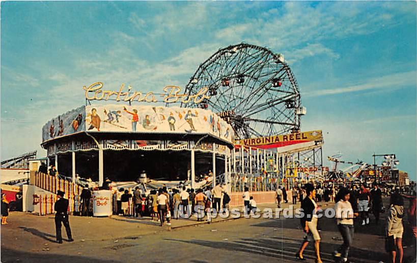 Amusement - Coney Island, New York NY Postcard