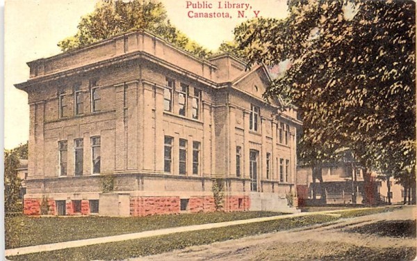 Public Library Canastota, New York Postcard