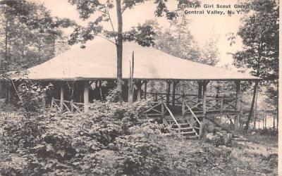 Brooklyn Girl Scout Camp Central Valley, New York Postcard