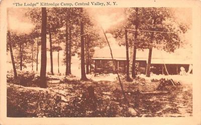 The Lodge Kittredge Camp Central Valley, New York Postcard