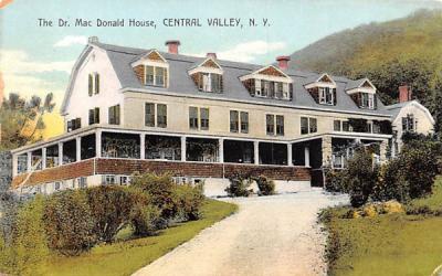 Dr Mac Donald House Central Valley, New York Postcard