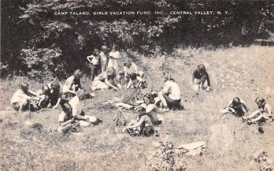 Camp Talako Central Valley, New York Postcard