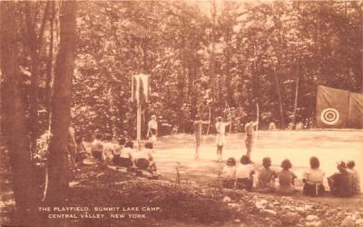 Summit Lake Camp Central Valley, New York Postcard