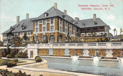Harriman Mansion Central Valley, New York Postcard
