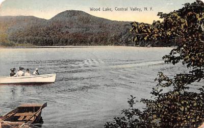 Wood Lake Central Valley, New York Postcard