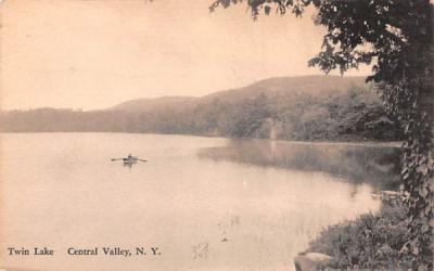 Twin Lake Central Valley, New York Postcard