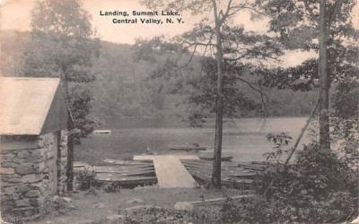 Landing, Summit Lake Central Valley, New York Postcard