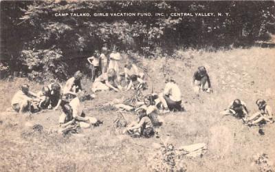 Camp Talako Central Valley, New York Postcard
