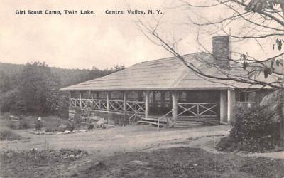 Girl Scouts Camp Central Valley, New York Postcard