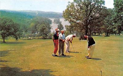 Practice Putting Green Chester, New York Postcard