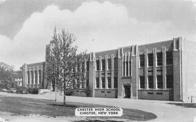 Chester High School New York Postcard