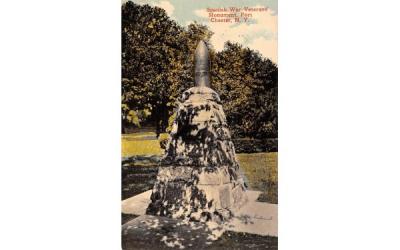 Spanish War Veterans' Monument Chester, New York Postcard