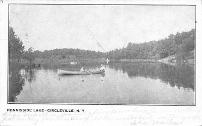 Hennisside Lake Circleville, New York Postcard