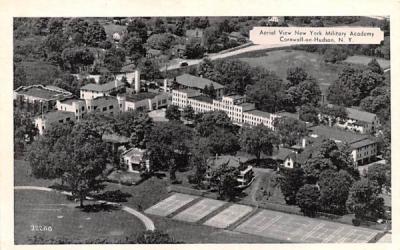 Aerial View of New York Military Academy Postcard