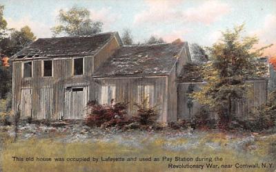 Old House occupied by Lafeyette Cornwall, New York Postcard