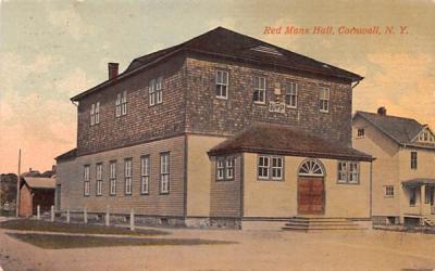 Red Mans Hall Cornwall, New York Postcard