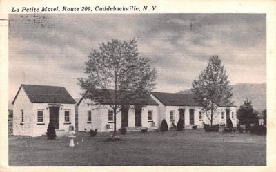 La Petite Motel Cuddebackville, New York Postcard