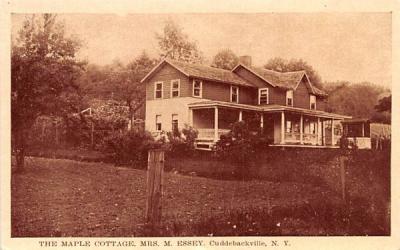 Maple Cottage Cuddebackville, New York Postcard