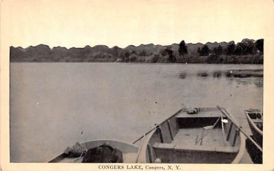 Congers Lake New York Postcard
