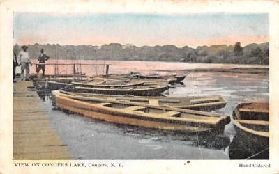 Congers Lake New York Postcard