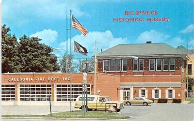 Big Springs Historical Museum Caledonia, New York Postcard