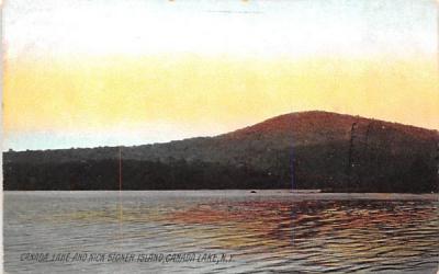 Nick Stoner Island Canada Lake, New York Postcard