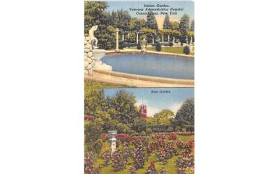 Italian Garden Canandaigua, New York Postcard