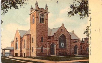 Methodist Episcopal Church Canandaigua, New York Postcard