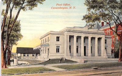 Post Office Canandaigua, New York Postcard