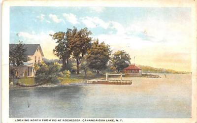 From Point Rochester Canandaigua Lake, New York Postcard