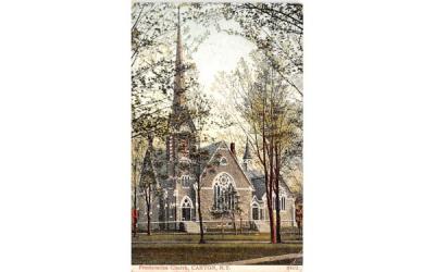 Presbyterian Church Canton, New York Postcard