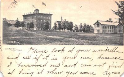 St Lawrence University Canton, New York Postcard