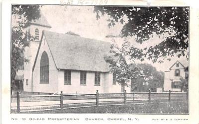 Gilead Presbyterian Church Carmel, New York Postcard