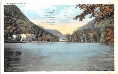 Water View Cascade Lake, New York Postcard