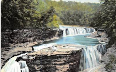 Lower Falls Castile, New York Postcard