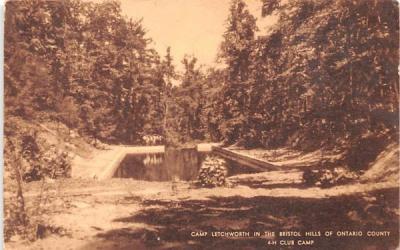 Camp Letchworth Castile, New York Postcard